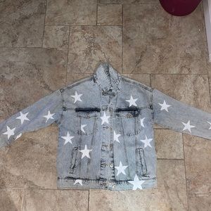 Customized jean jacket